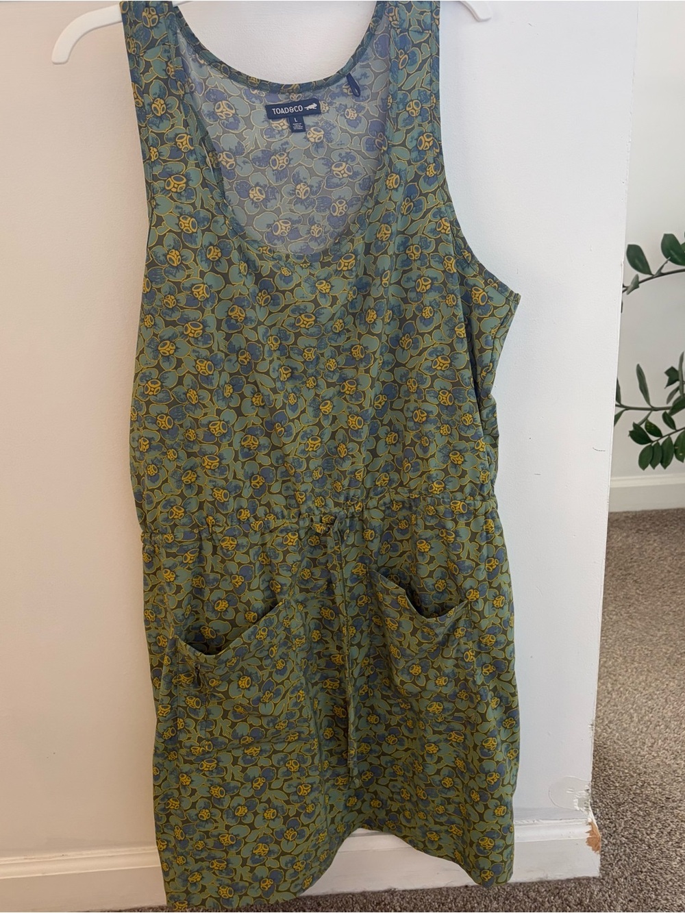 Toad&Co Liv sunkissed Tank Dress sz L